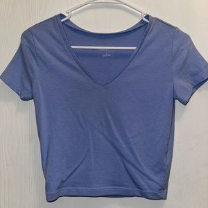 wild fable Cropped V-Neck Tee